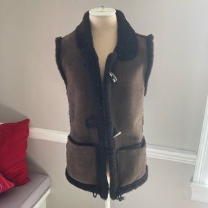 Custom made Shearling Vest Gilet